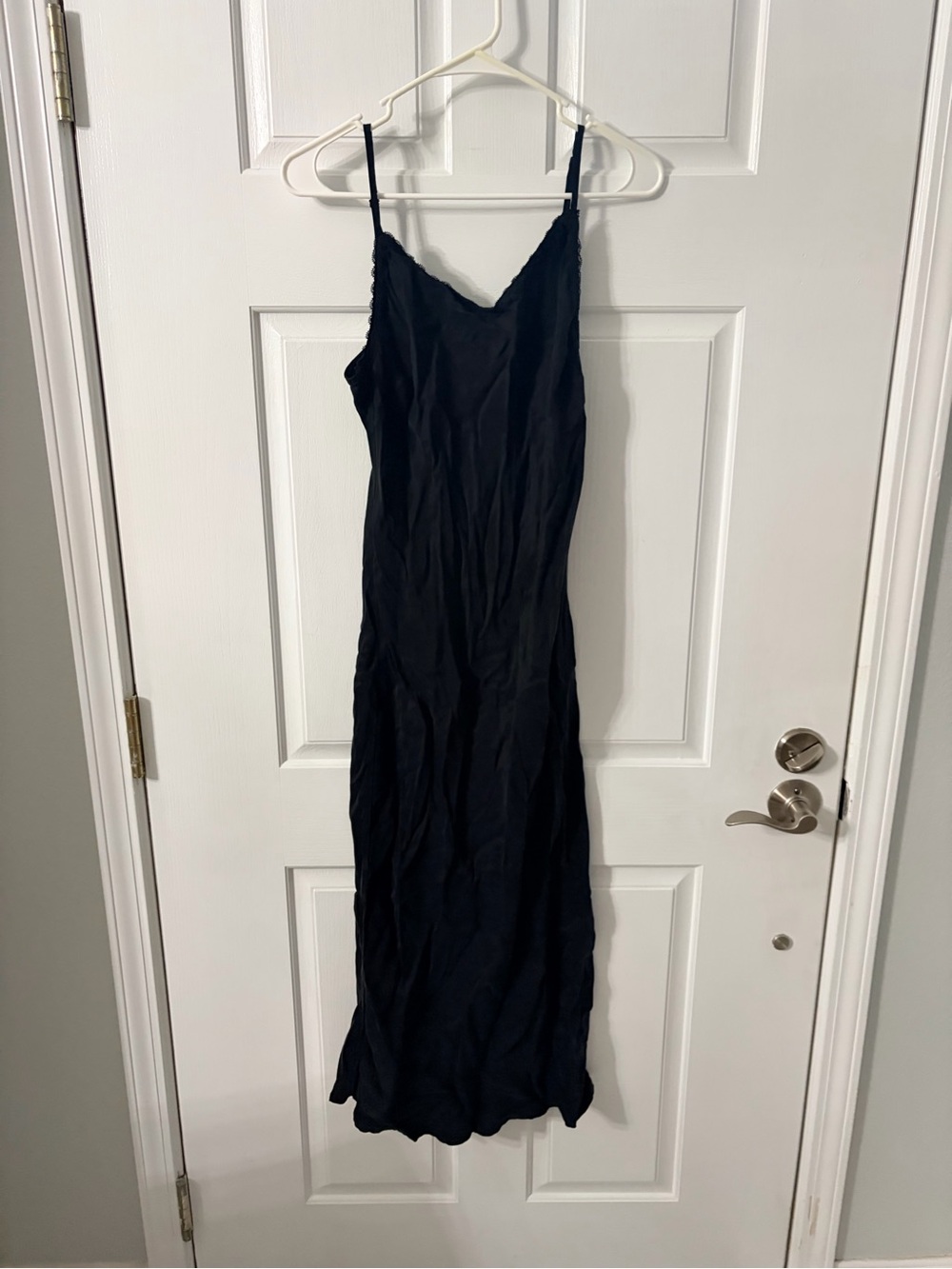 Cotton On Black Spaghetti Strap Maxi Slip Dress